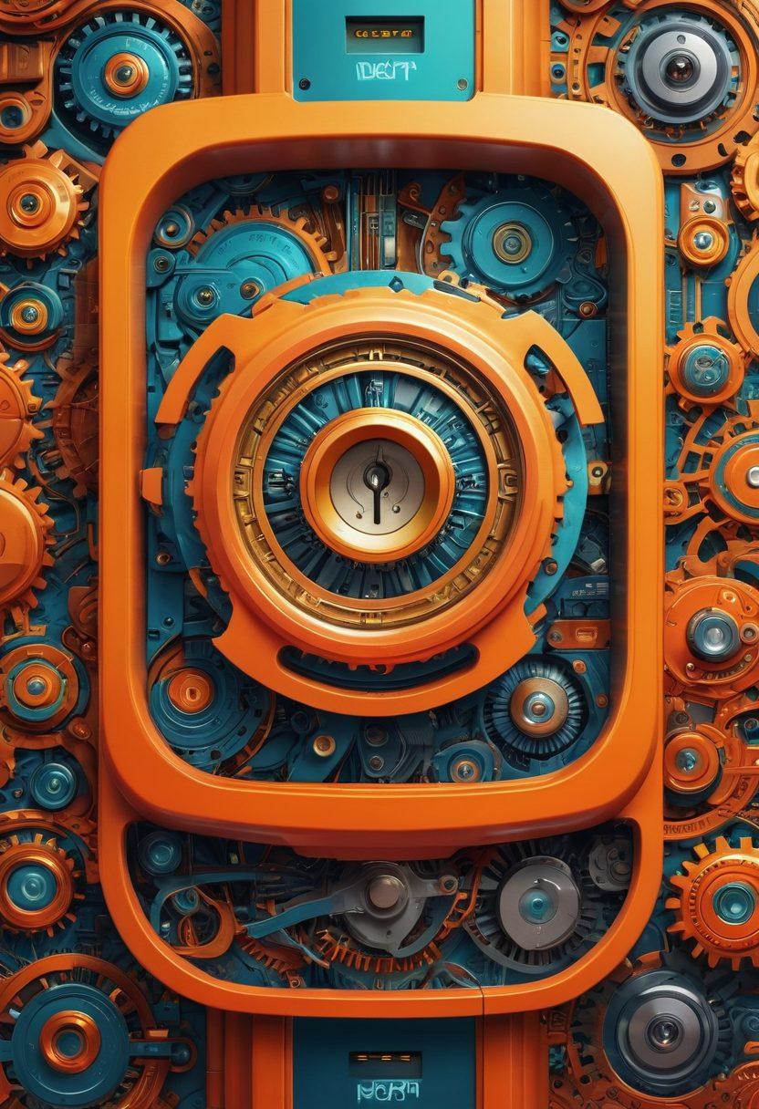 A captivating illustration of a digital lock symbolizing 'unlocking' devotion, surrounded by gears and automation elements, with icons representing loyalty rewards like gift cards and discounts. The background should feature a vibrant and inviting color palette, conveying a sense of connection and trust. Include subtle hints of technology, like circuit patterns, to emphasize automation. super-realistic. vibrant colors. dynamic composition.